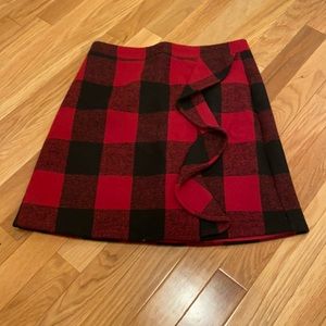 Cute plaid holiday skirt